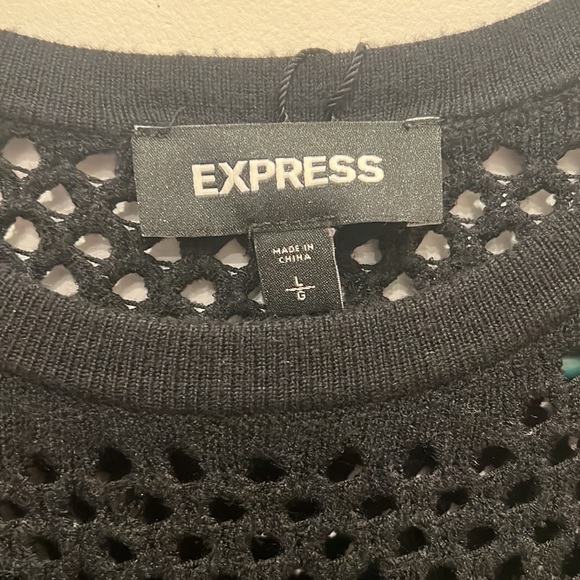 Express size Large black sweater dress - Picture 4 of 5
